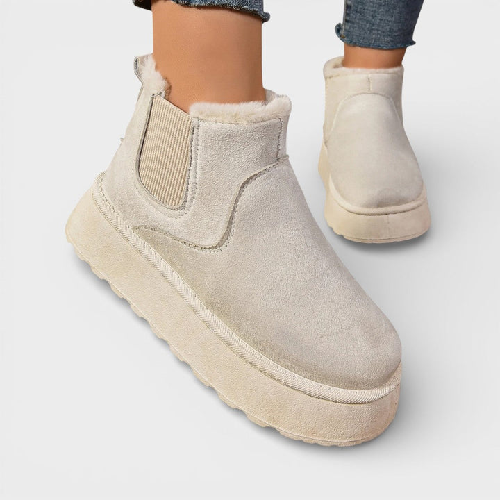 Bottines Plateforme Chaudes Hiver Femme