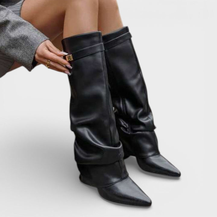 Bottes Hautes Femme Pointe Fine