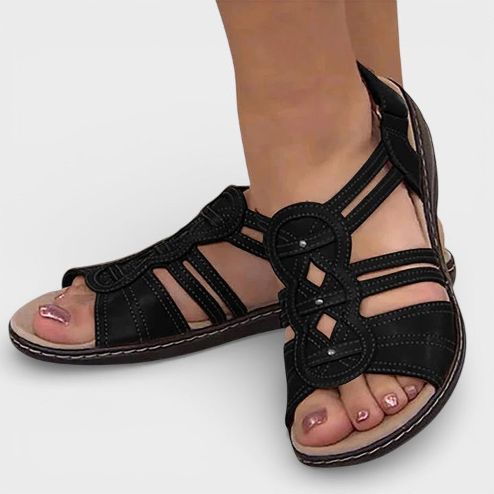Sandales Plates Confortables Soutien Femme