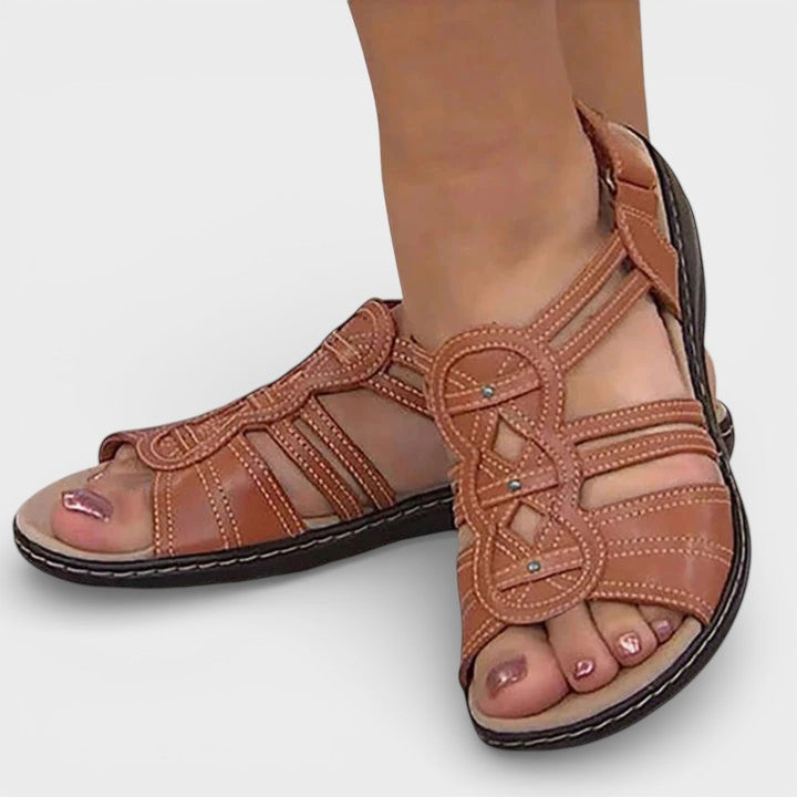 Sandales Plates Confortables Soutien Femme