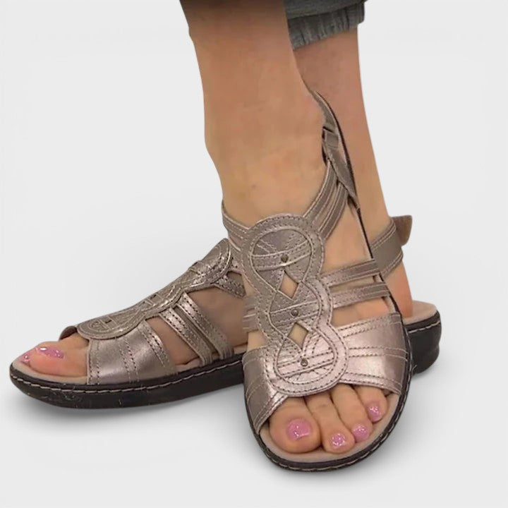 Sandales Plates Confortables Soutien Femme
