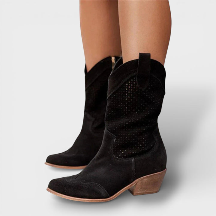 Bottes Cowboy Femme Fermeture Éclair