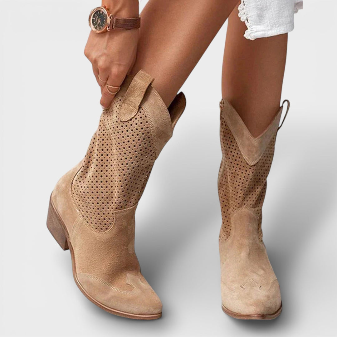 Bottes Cowboy Femme Fermeture Éclair