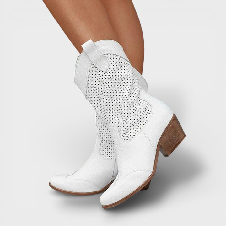 Bottes Cowboy Femme Fermeture Éclair