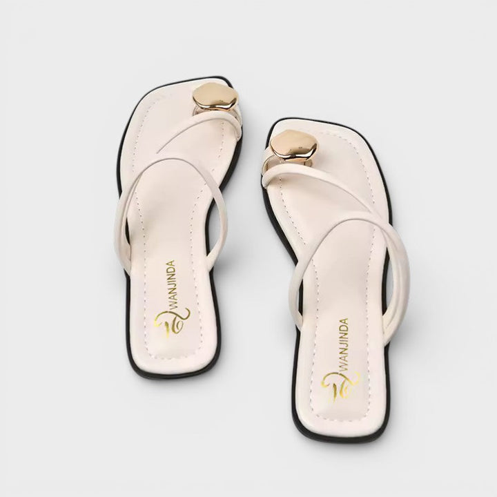 Sandales Plates Bout Fin Femme
