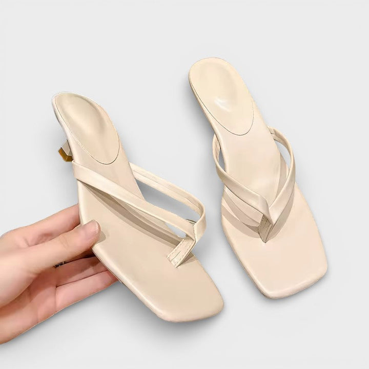 Sandales Confortables Talon Bas Femme