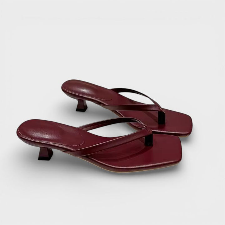 Sandales Confortables Talon Bas Femme