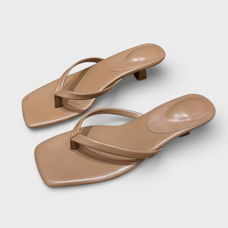 Sandales Confortables Talon Bas Femme