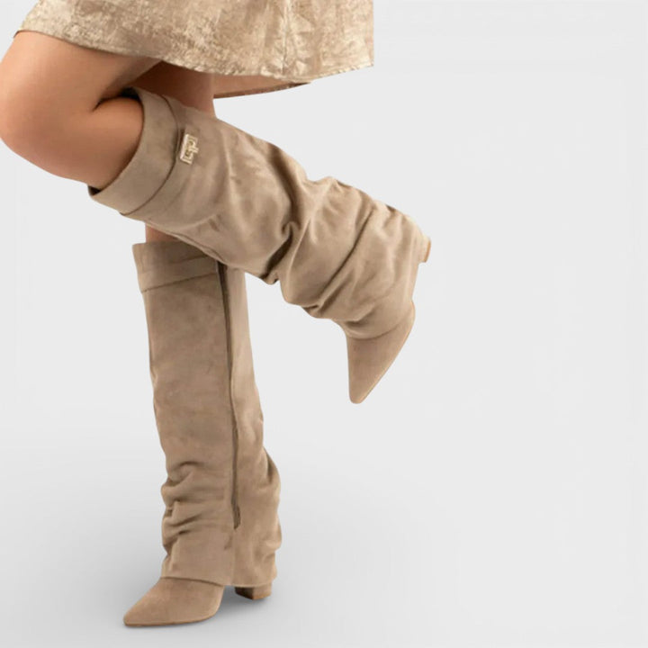 Bottes Hautes Femme Pointe Fine