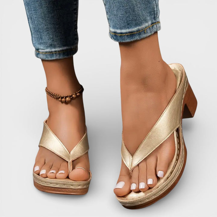 Sandales Orthopédiques Talon Bas Femme