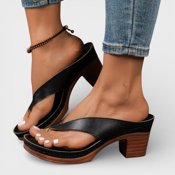 Sandales Orthopédiques Talon Bas Femme