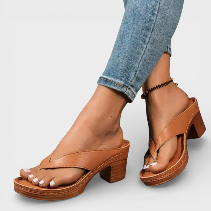 Sandales Orthopédiques Talon Bas Femme
