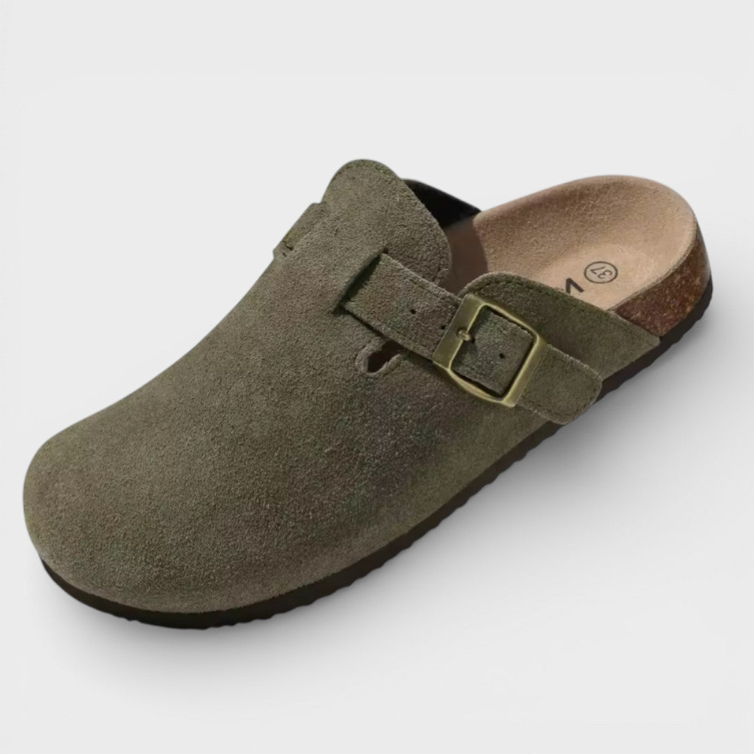 Sabots Semelle Liège Boucle Femme