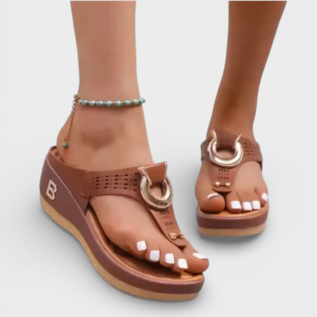 Sandales Compensées Été Plateforme Femme