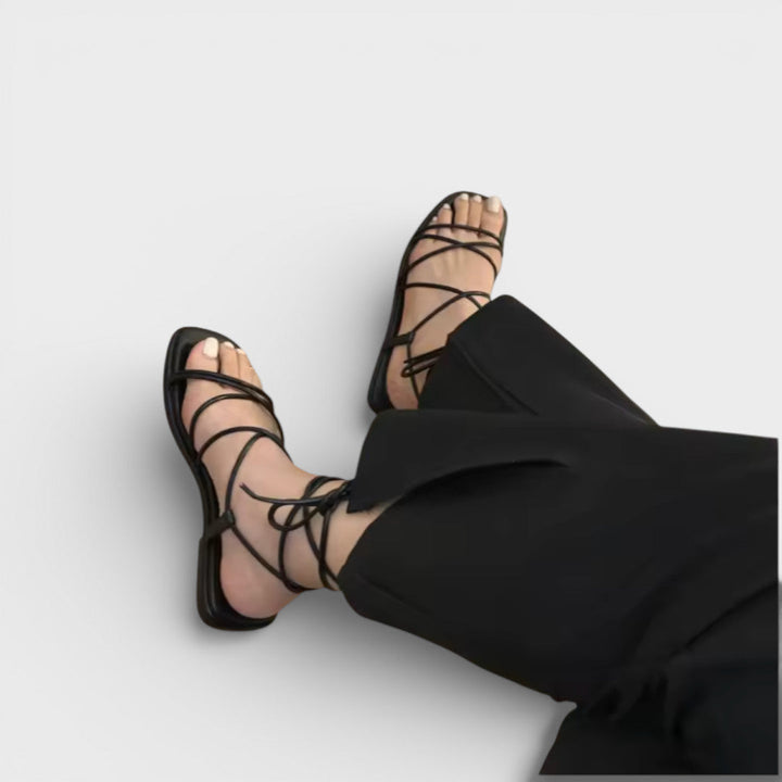 Sandales Brides Femme Bout Carré