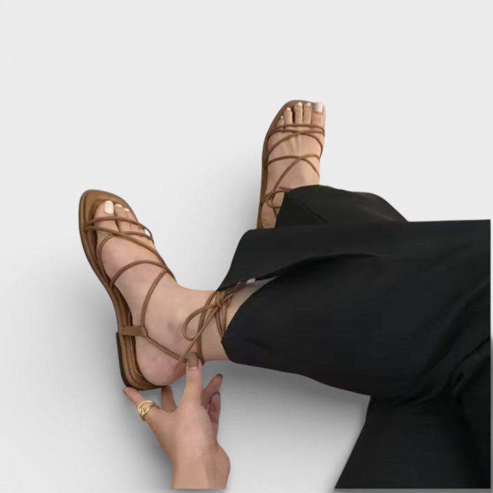 Sandales Brides Femme Bout Carré