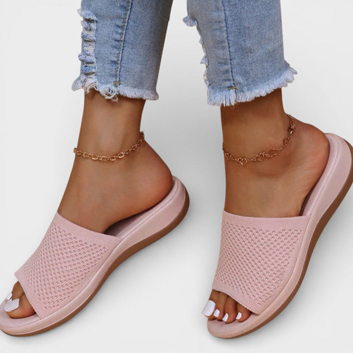 Sandales Plateforme Slide Confortables Femme