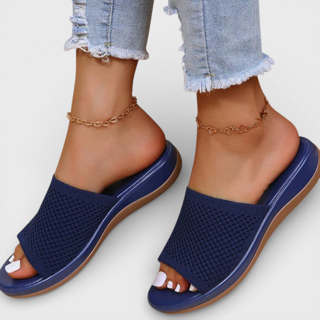 Sandales Plateforme Slide Confortables Femme