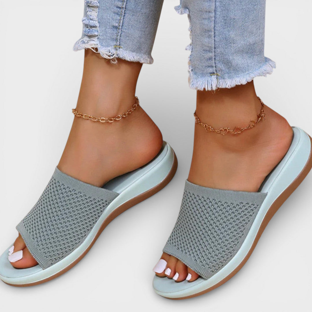 Sandales Plateforme Slide Confortables Femme