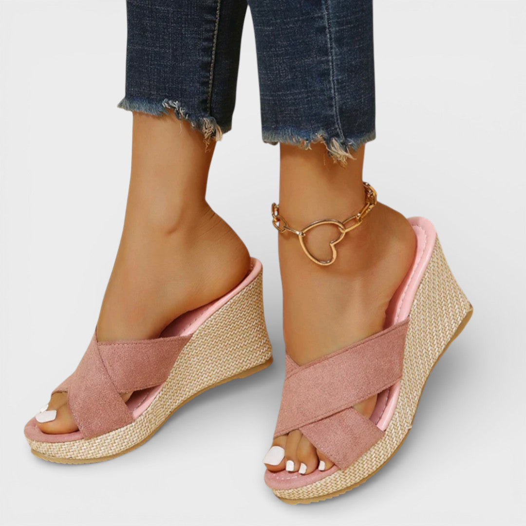 Sandales Compensées Plateforme Brides Femme