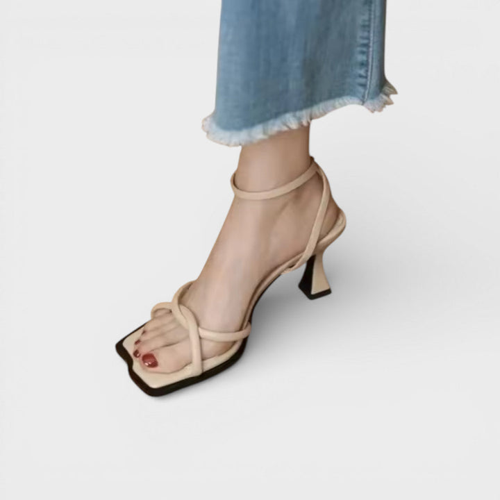 Sandales Talon Carré Femme