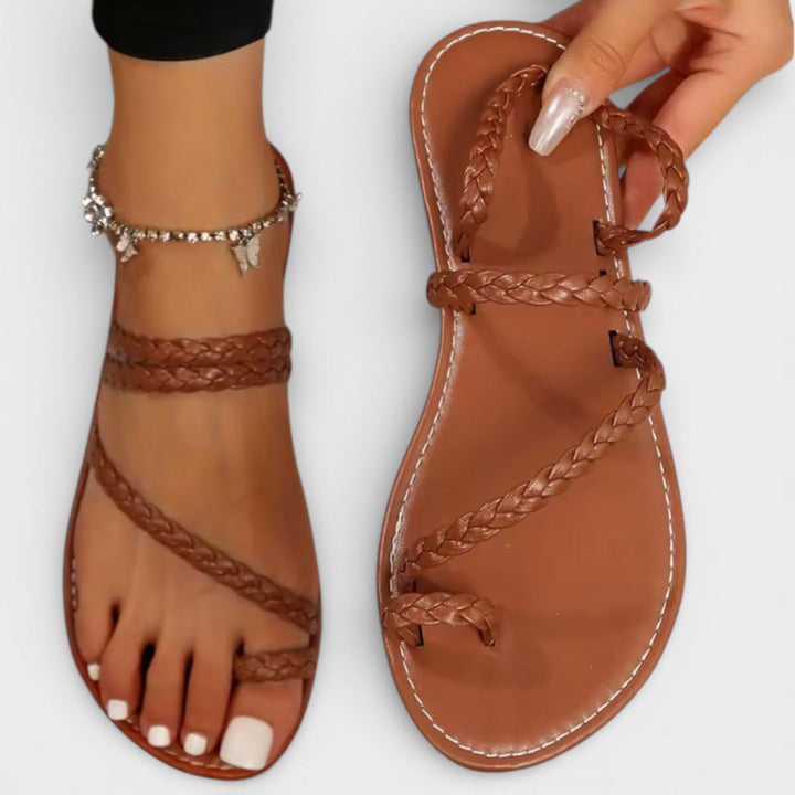 Sandales Plates Légères Confortables Femme