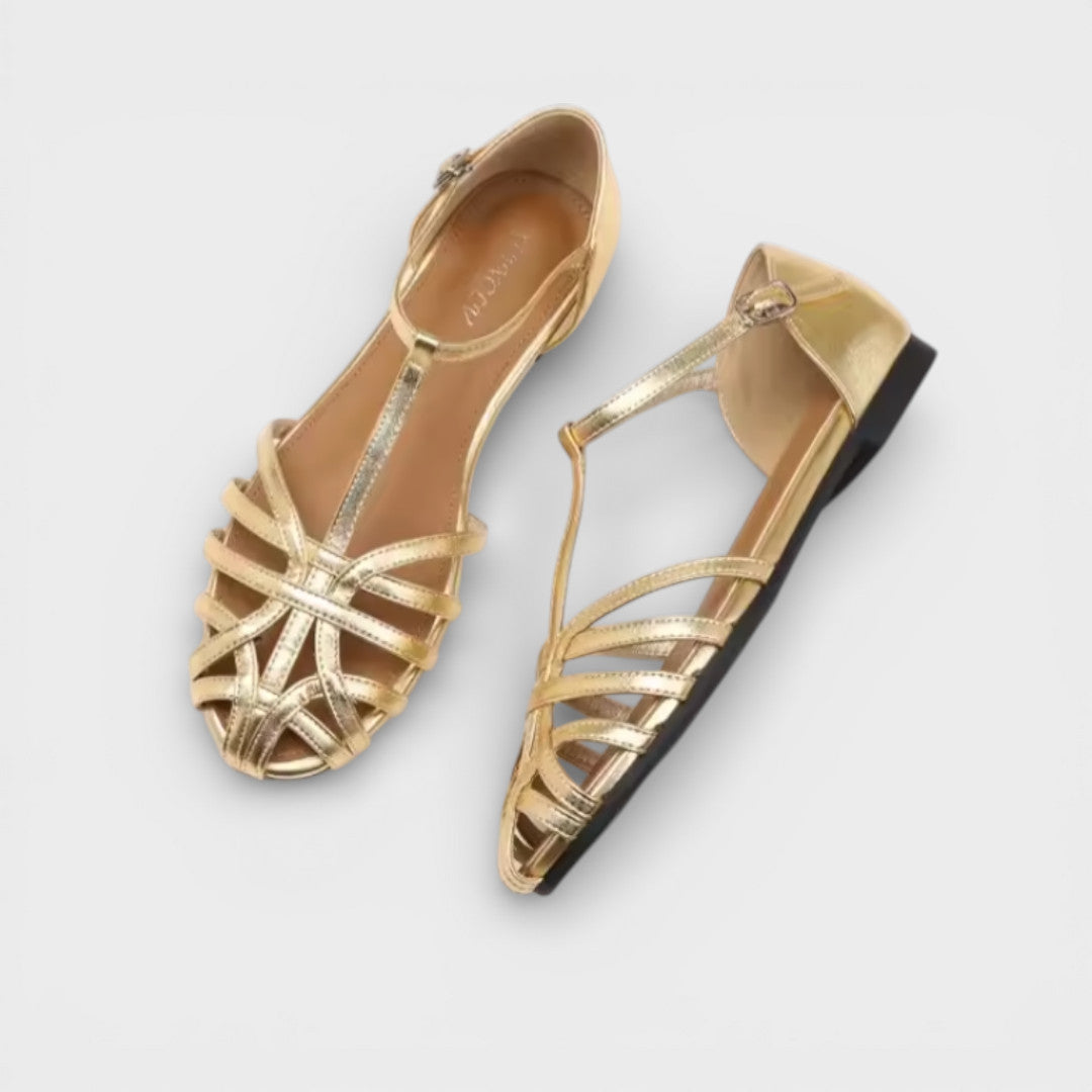 Sandales Plates Brides Croisées Femme