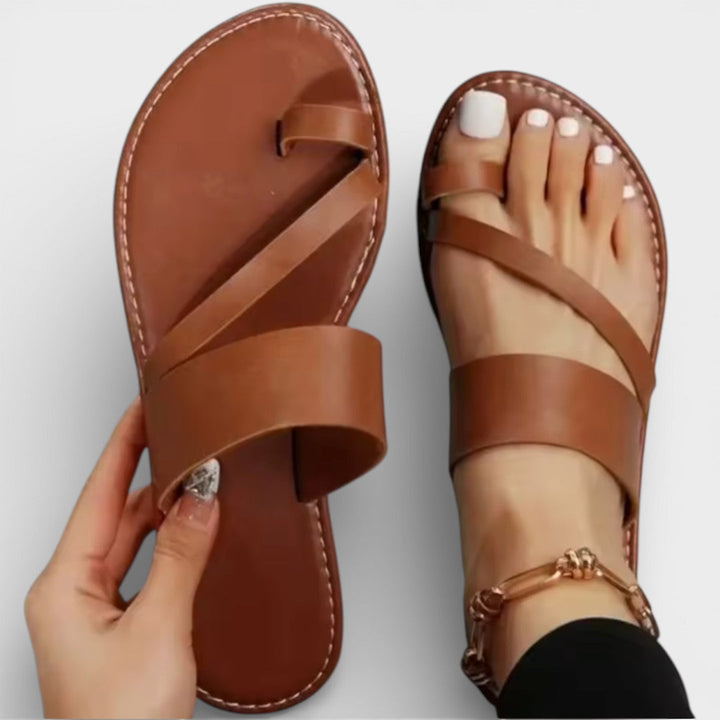Sandales Plates Minimalistes Femme