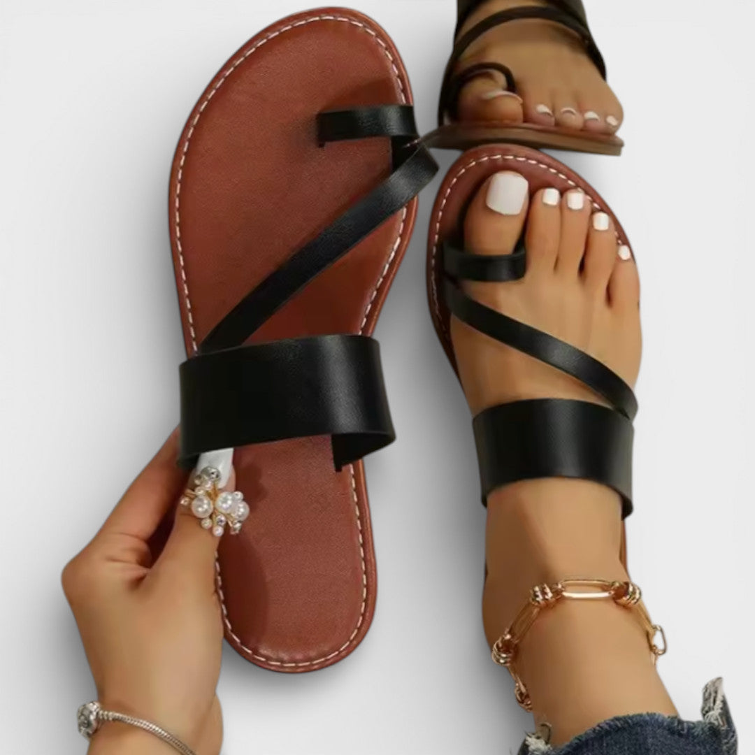 Sandales Plates Minimalistes Femme