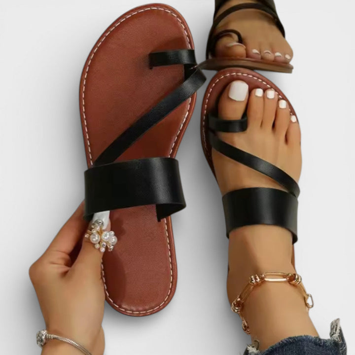 Sandales Plates Minimalistes Femme
