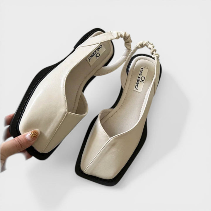 Sandales Plates Femme Bout Carré