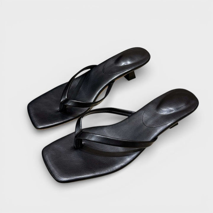 Sandales Confortables Talon Bas Femme