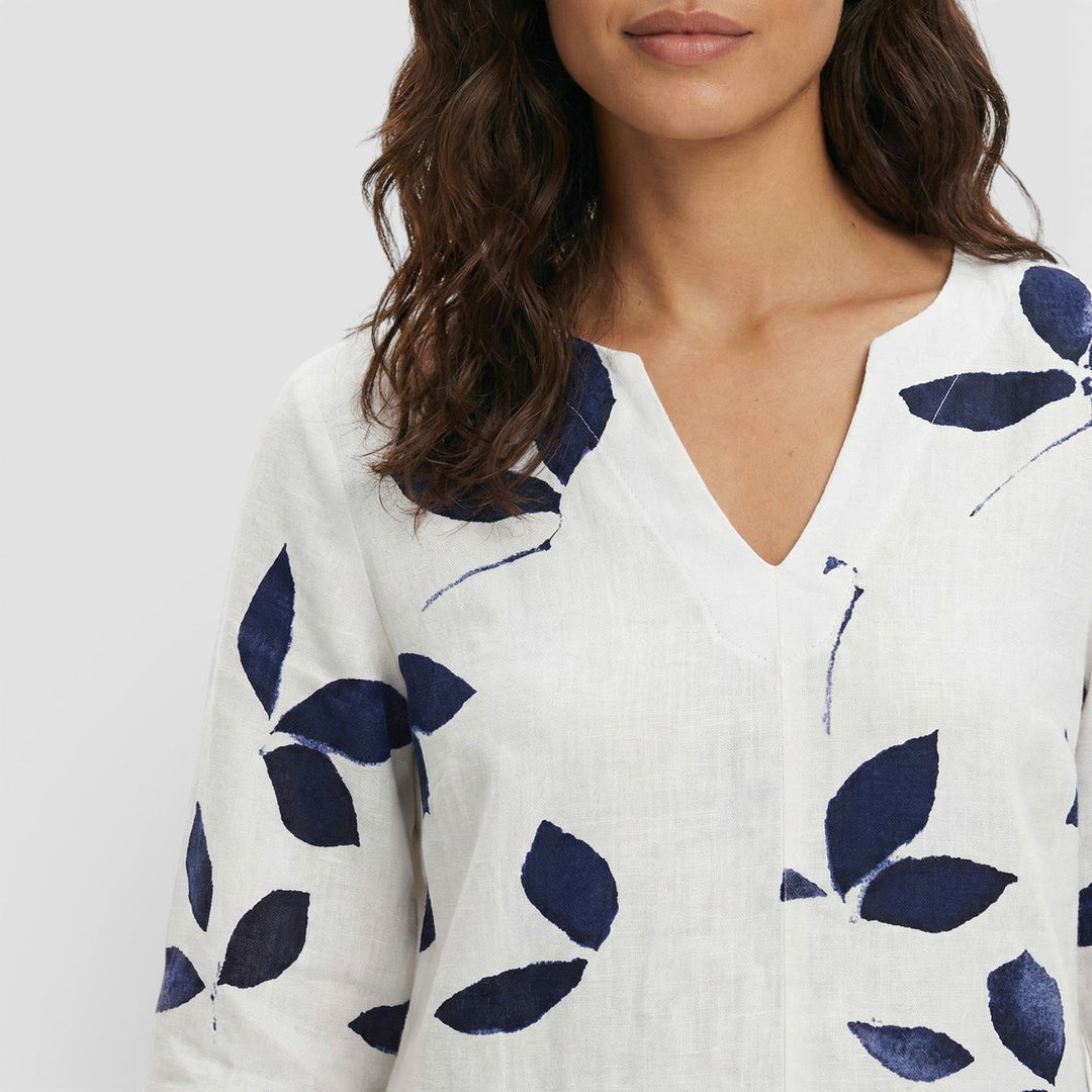 Robe Mini Vintage Décolleté V Femme
