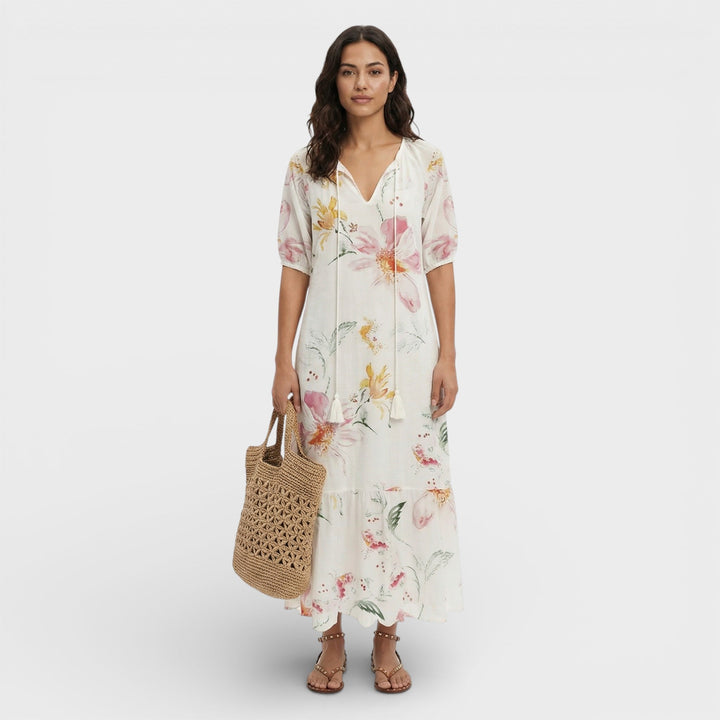Robe Maxi Boho Décolleté V