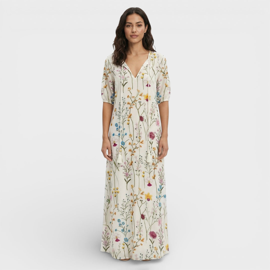 Robe Maxi Boho Décolleté V