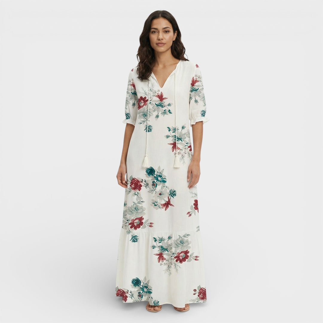 Robe Maxi Boho Décolleté V