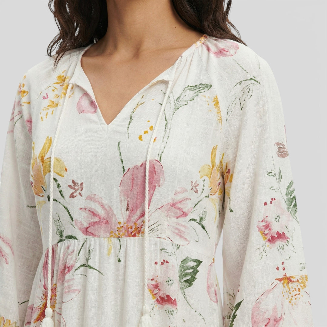 Robe Maxi Boho Décolleté V