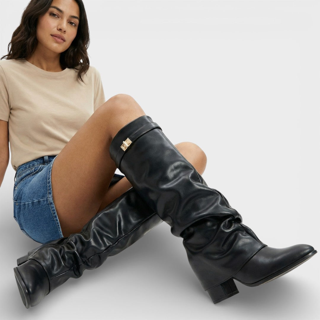 Bottes Hautes Femme Pointe Fine