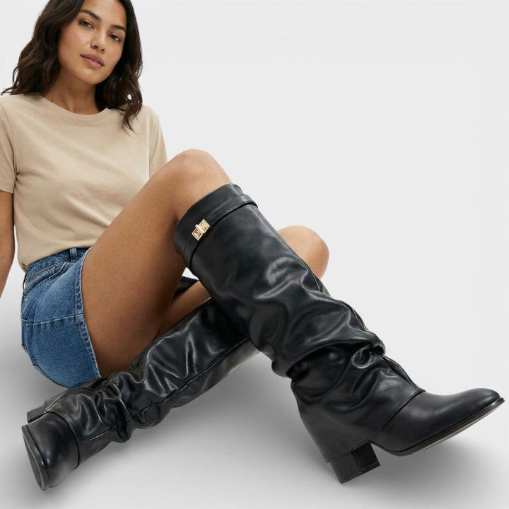 Bottes Hautes Femme Pointe Fine