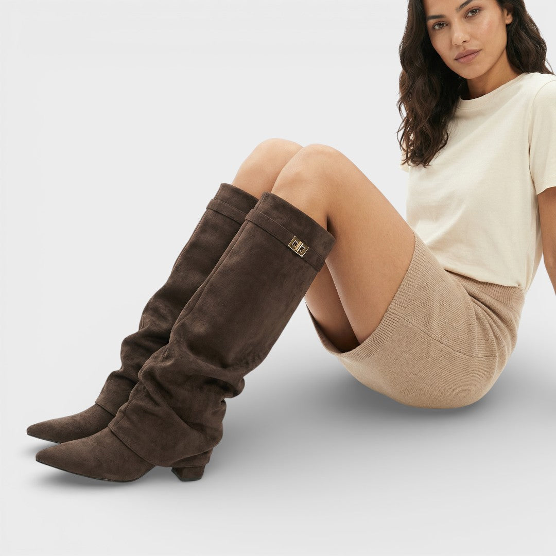 Bottes Hautes Femme Pointe Fine