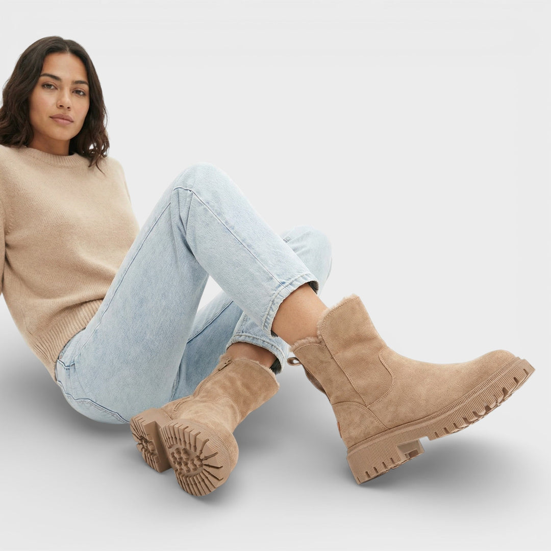 Bottes Hiver Neige Imperméables Fermeture Éclair Femme