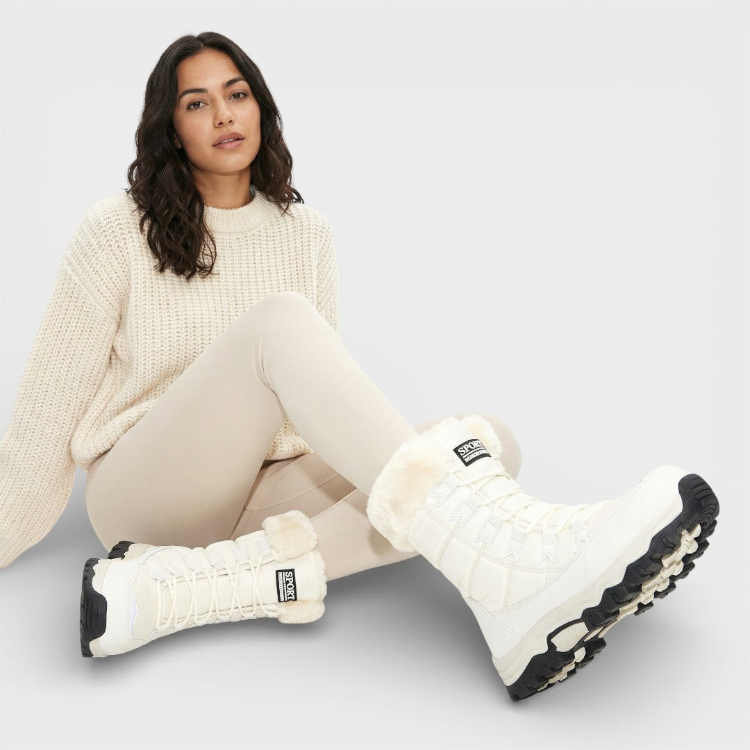 Bottes Neige Mi-Mollet Femme