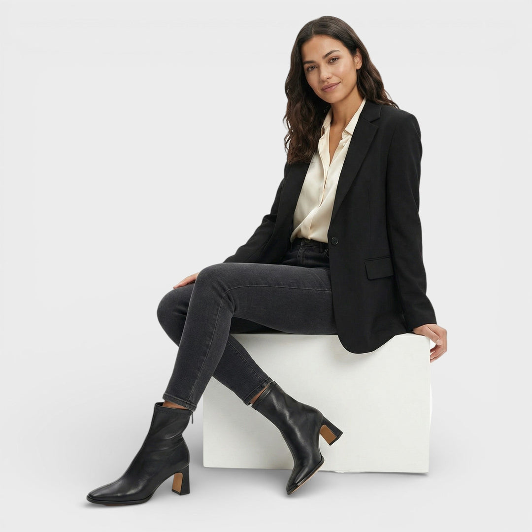 Bottines Vintage Pointe Carrée Femme