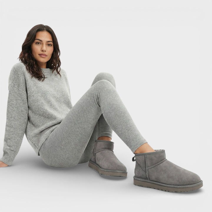 Bottes Hiver Daim Doublées Femme