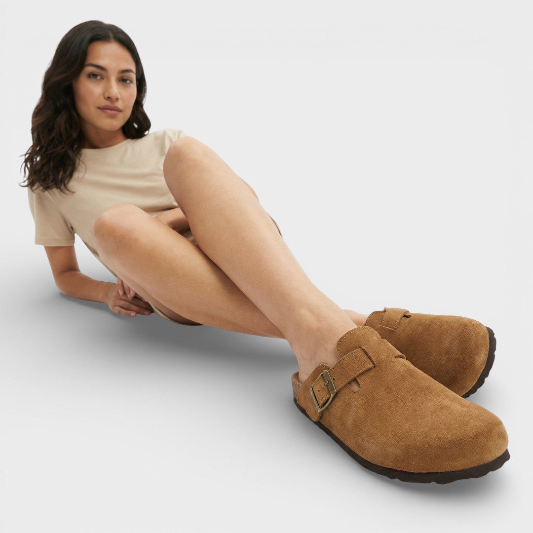 Sabots Semelle Liège Boucle Femme