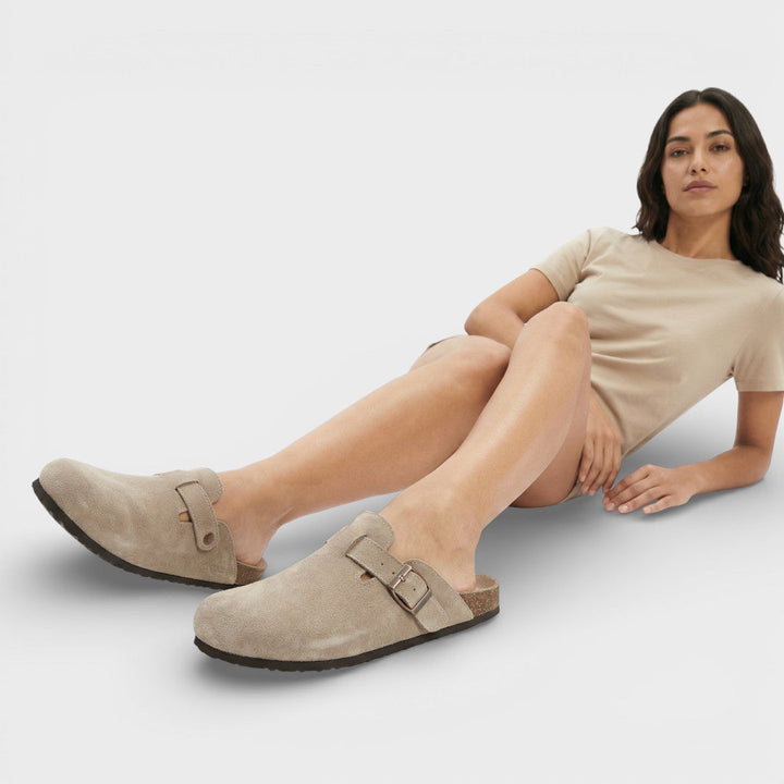 Sabots Semelle Liège Boucle Femme