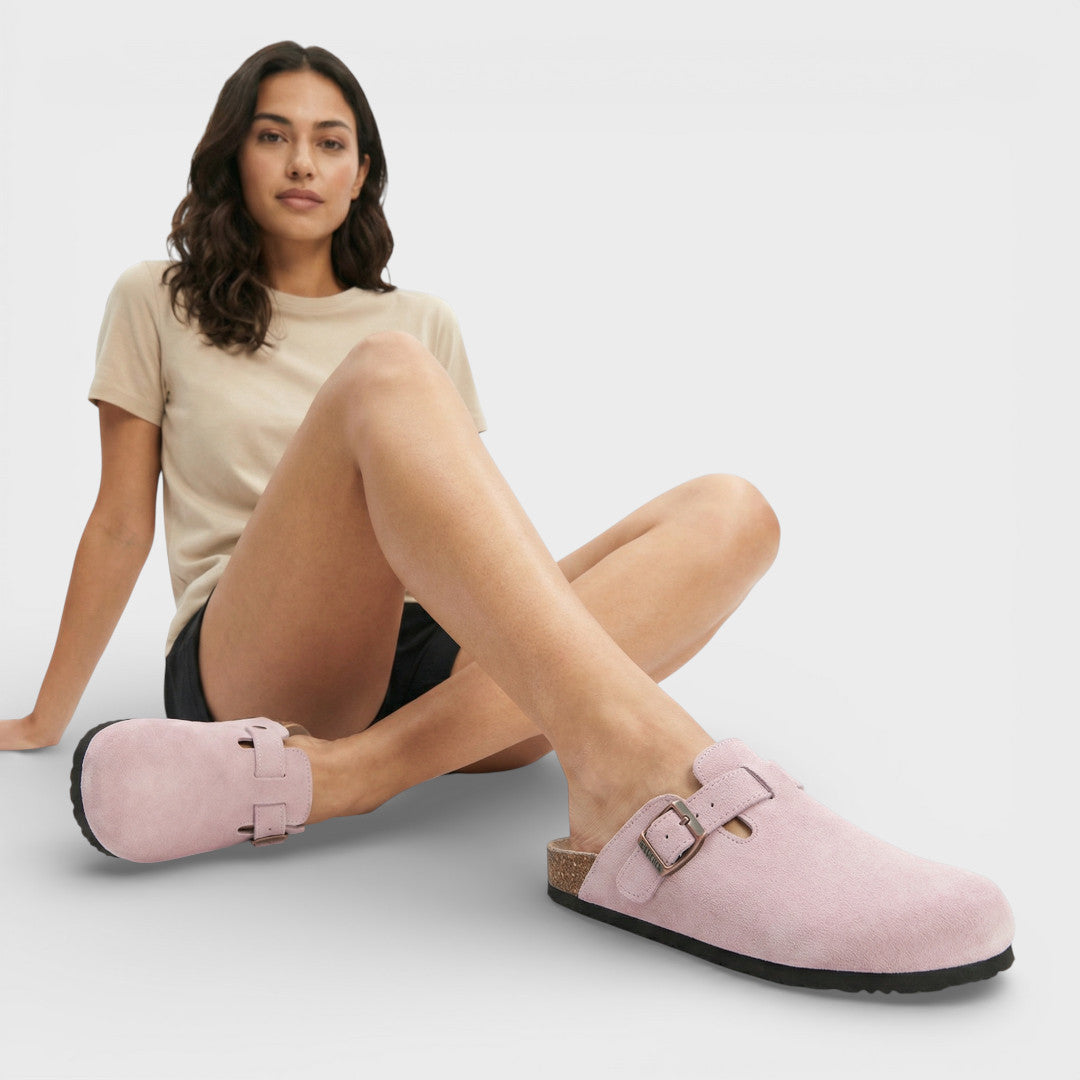 Sabots Semelle Liège Boucle Femme