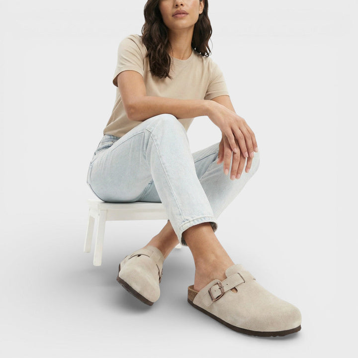 Sabots Semelle Liège Boucle Femme