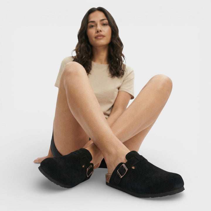 Sabots Semelle Liège Boucle Femme