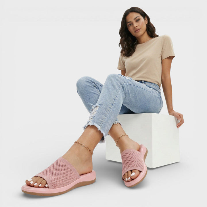Sandales Plateforme Slide Confortables Femme